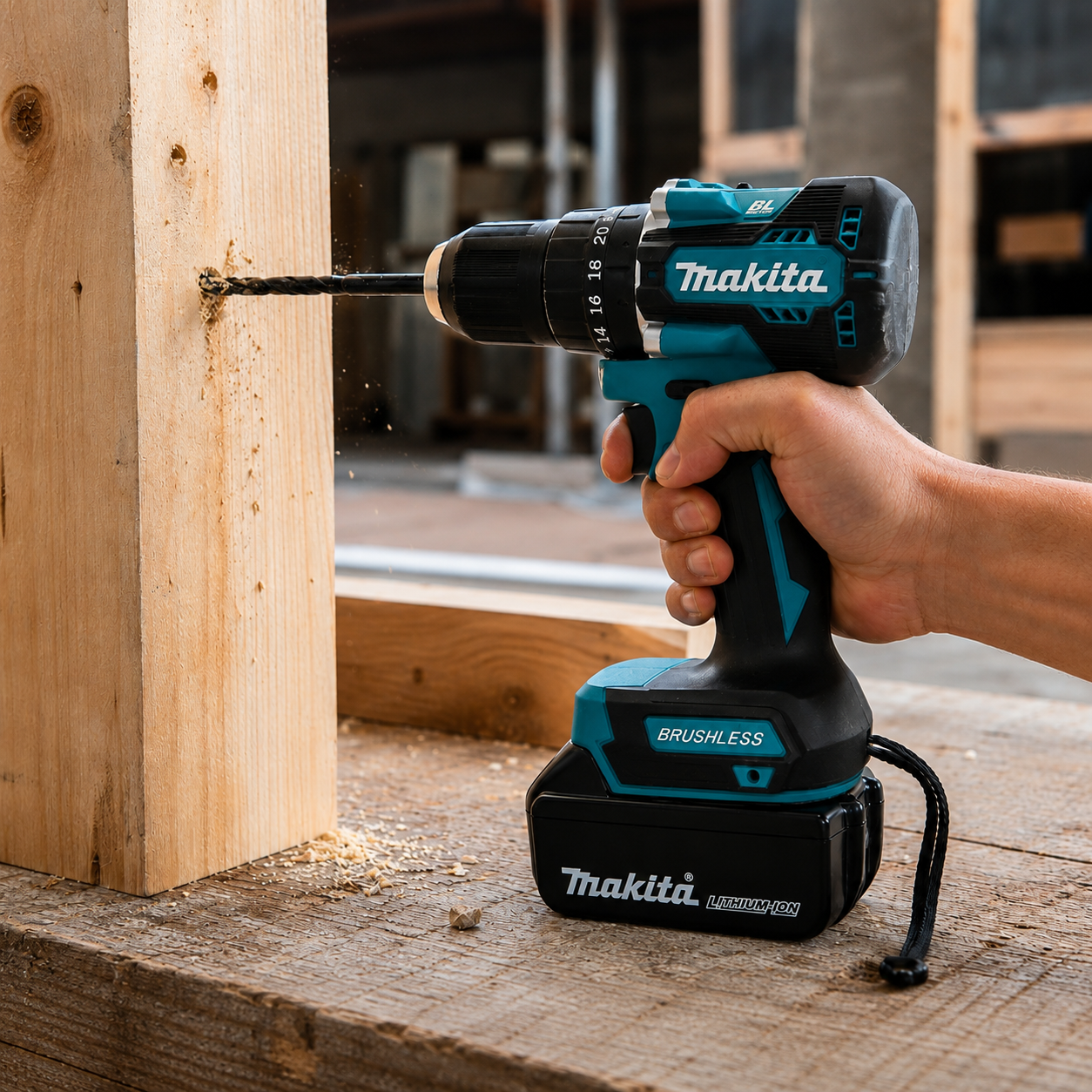 KIT MAKITA: BERBEQUIM SEM FIOS + PISTOLA DE IMPACTO + 26 ACESSÓRIOS + 2 BATERIAS